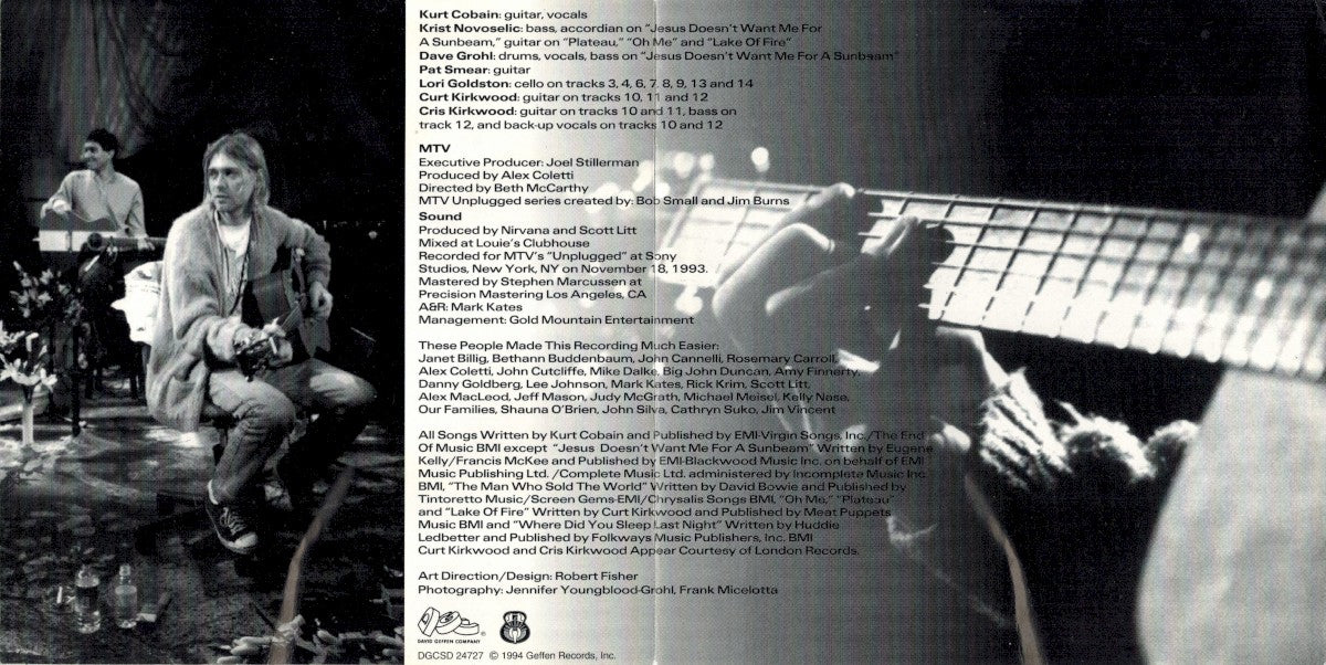 Gatefold 3: Nirvana – Unplugged in New York CD | Relix
