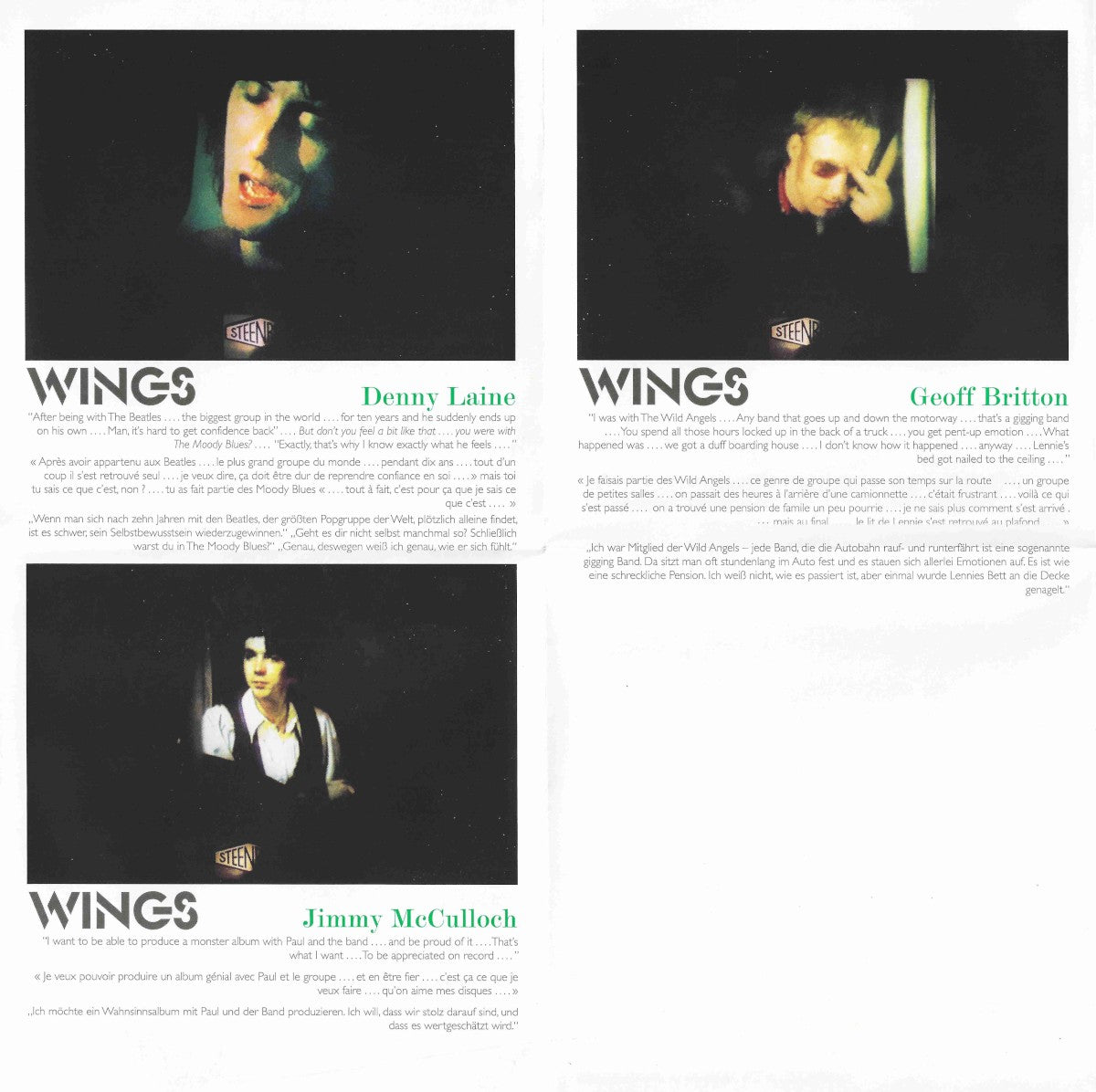 Gatefold 3: Paul McCartney And Wings – One Hand Clapping CD | Relix