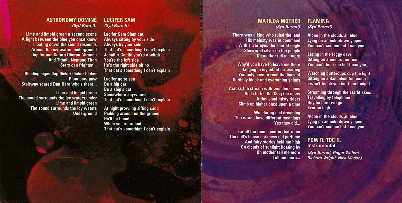 Gatefold 3: Pink Floyd – The Piper At The Gates Of Dawn CD | Relix