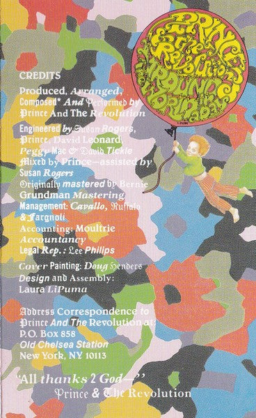 Gatefold 3: Prince – Around The World In A Day CD | Relix