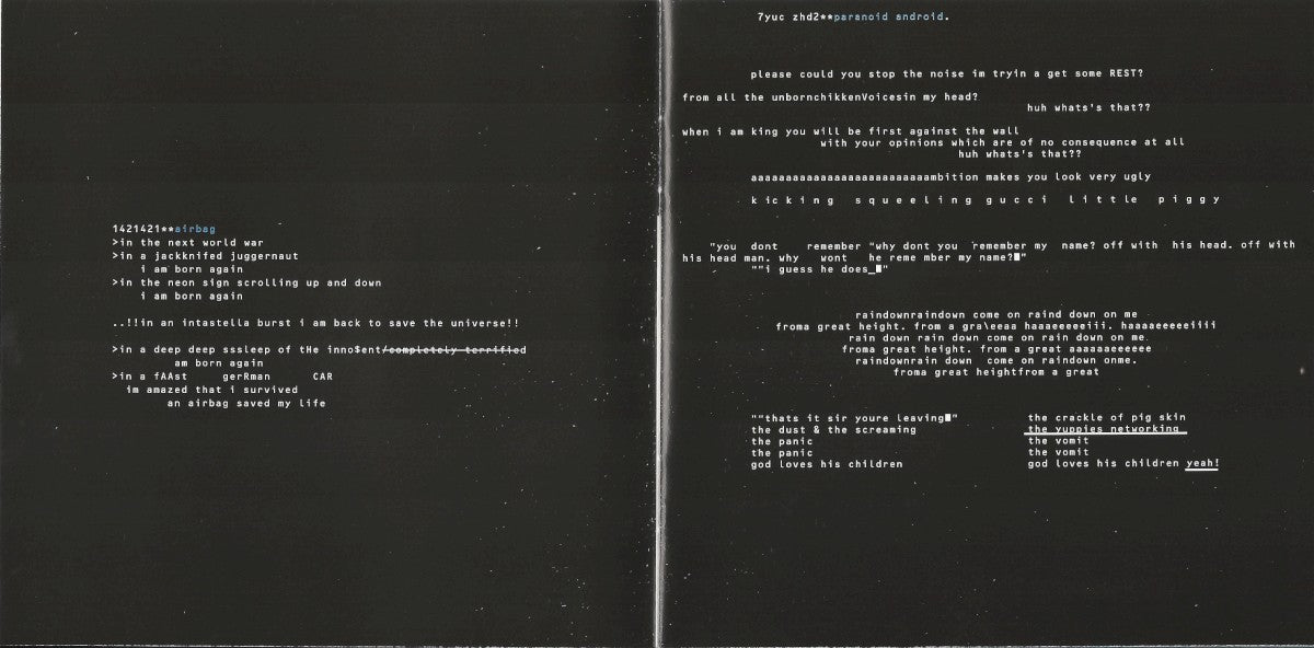 Gatefold 3: Radiohead – OK Computer CD | Relix