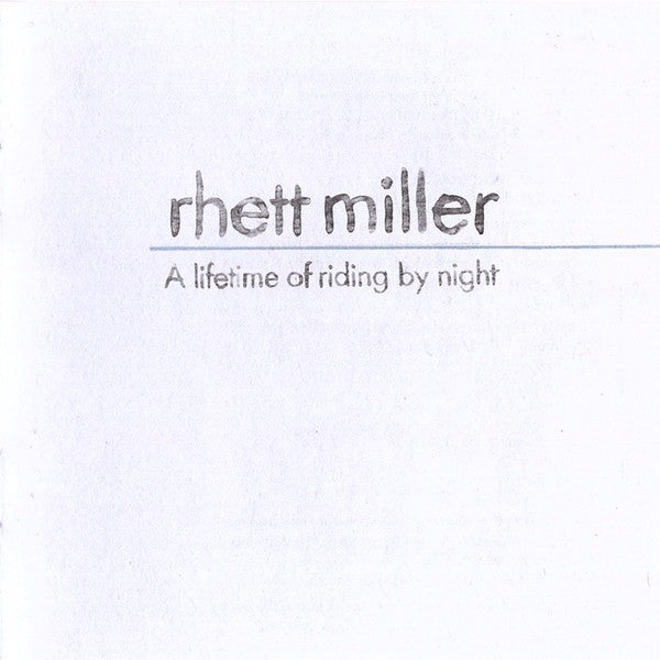 Gatefold 3: Rhett Miller – A lifetime of riding by night Vinyl LP | Relix