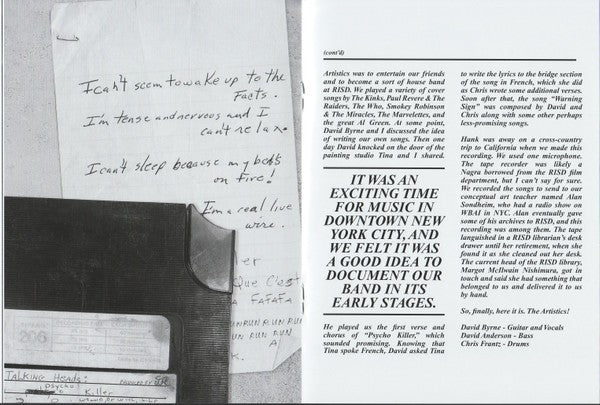Gatefold 3: Talking Heads – Tentative Decisions: Demos & Live (Digb CD) CD | Relix