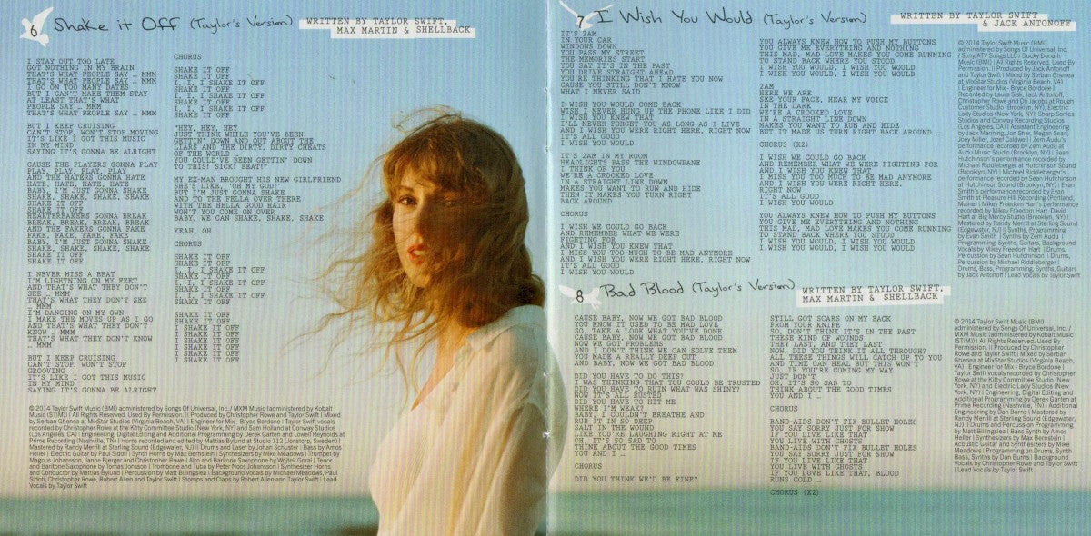Gatefold 3: Taylor Swift – 1989: Taylor's Version (CD) CD | Relix
