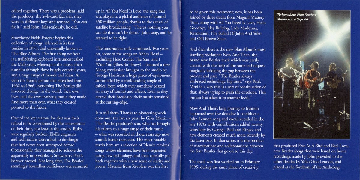 Gatefold 3: The Beatles – 1967-1970 (The Blue Album): 2023 Edition (2-CD) CD | Relix