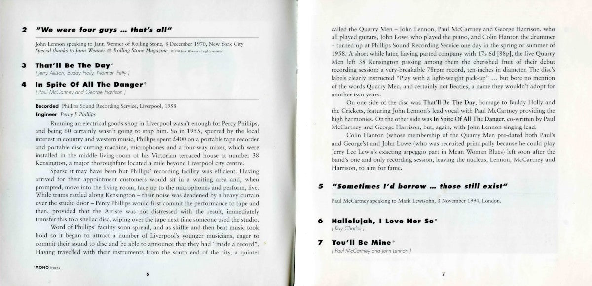 Gatefold 3: The Beatles – Anthology 1 (2-CD) CD | Relix