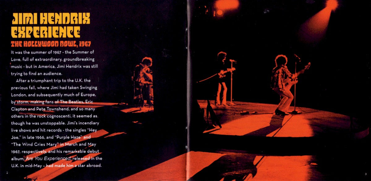 Gatefold 3: The Jimi Hendrix Experience – Jimi Hendrix Experience: Live At The Hollywood Bowl: August 18, 1967 CD | Relix