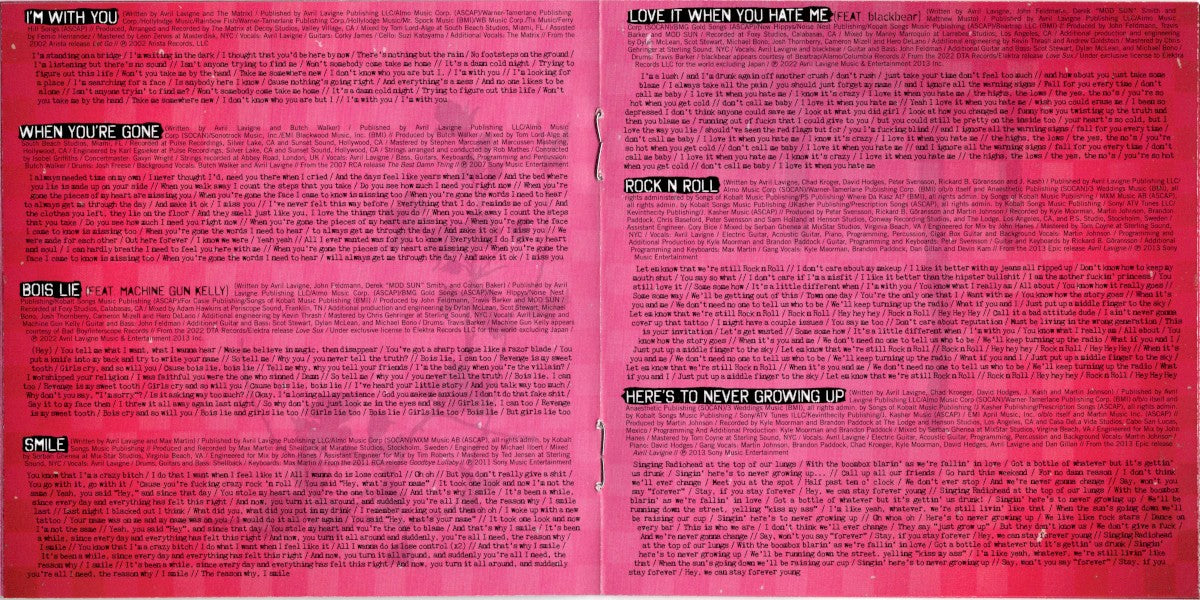 Gatefold 4: Avril Lavigne – Greatest Hits CD | Relix