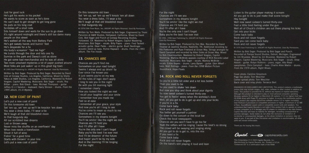 Gatefold 4: Bob Seger – Greatest Hits 2 CD | Relix