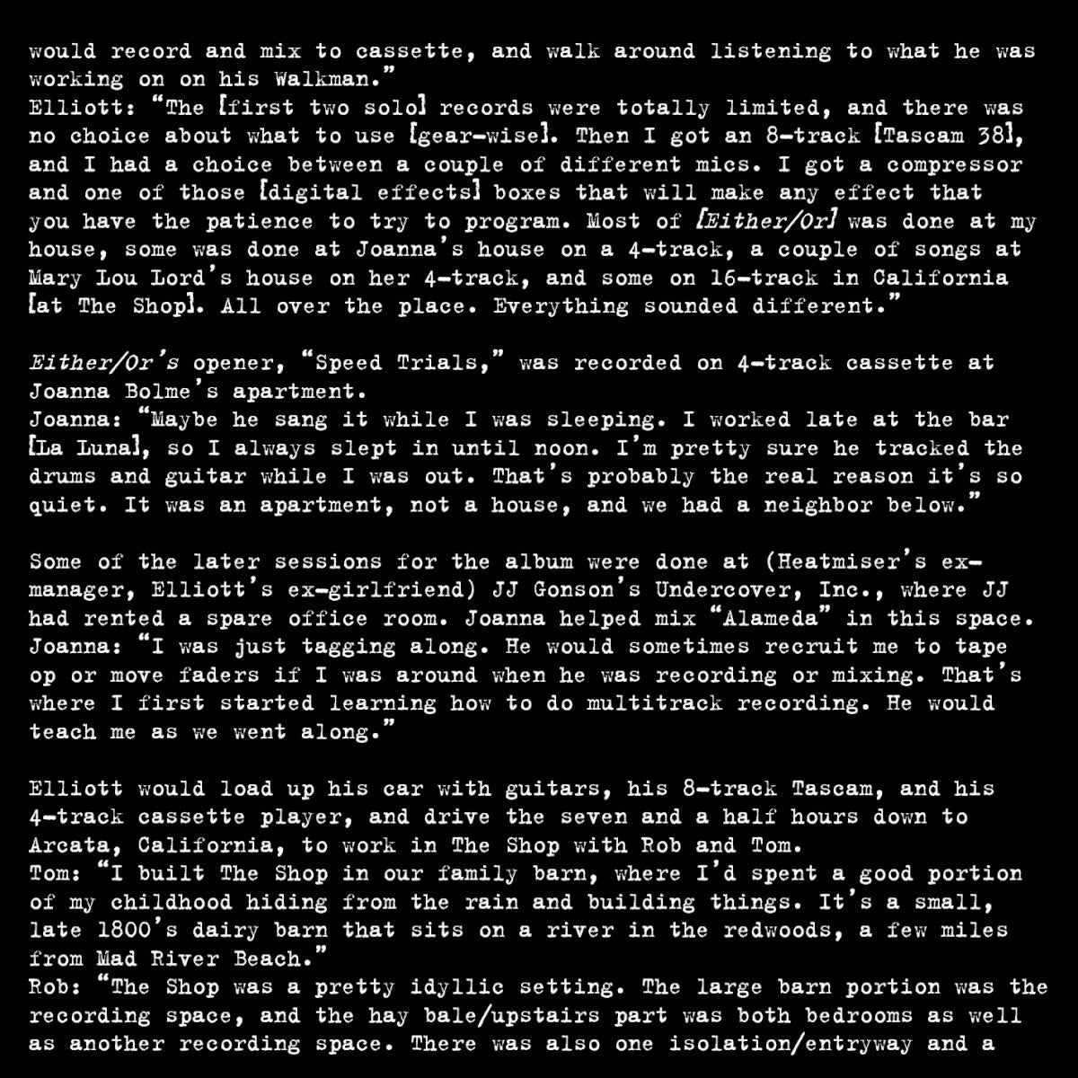 Gatefold 4: Elliott Smith – Either / Or CD | Relix