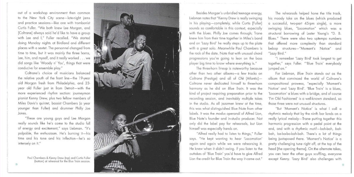 Gatefold 4: John Coltrane – Blue Train: The Complete Masters (Blue Note Tone Poet Series CD) CD | Relix