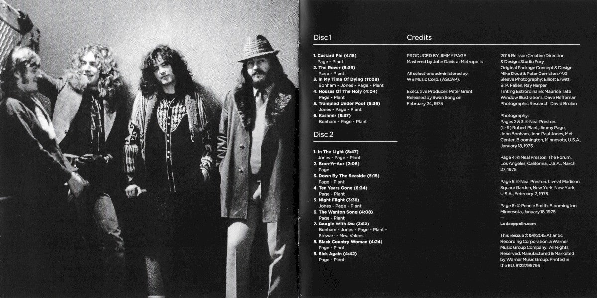 Gatefold 4: Led Zeppelin – Physical Graffiti: Remastered Original Album (2-CD) CD | Relix