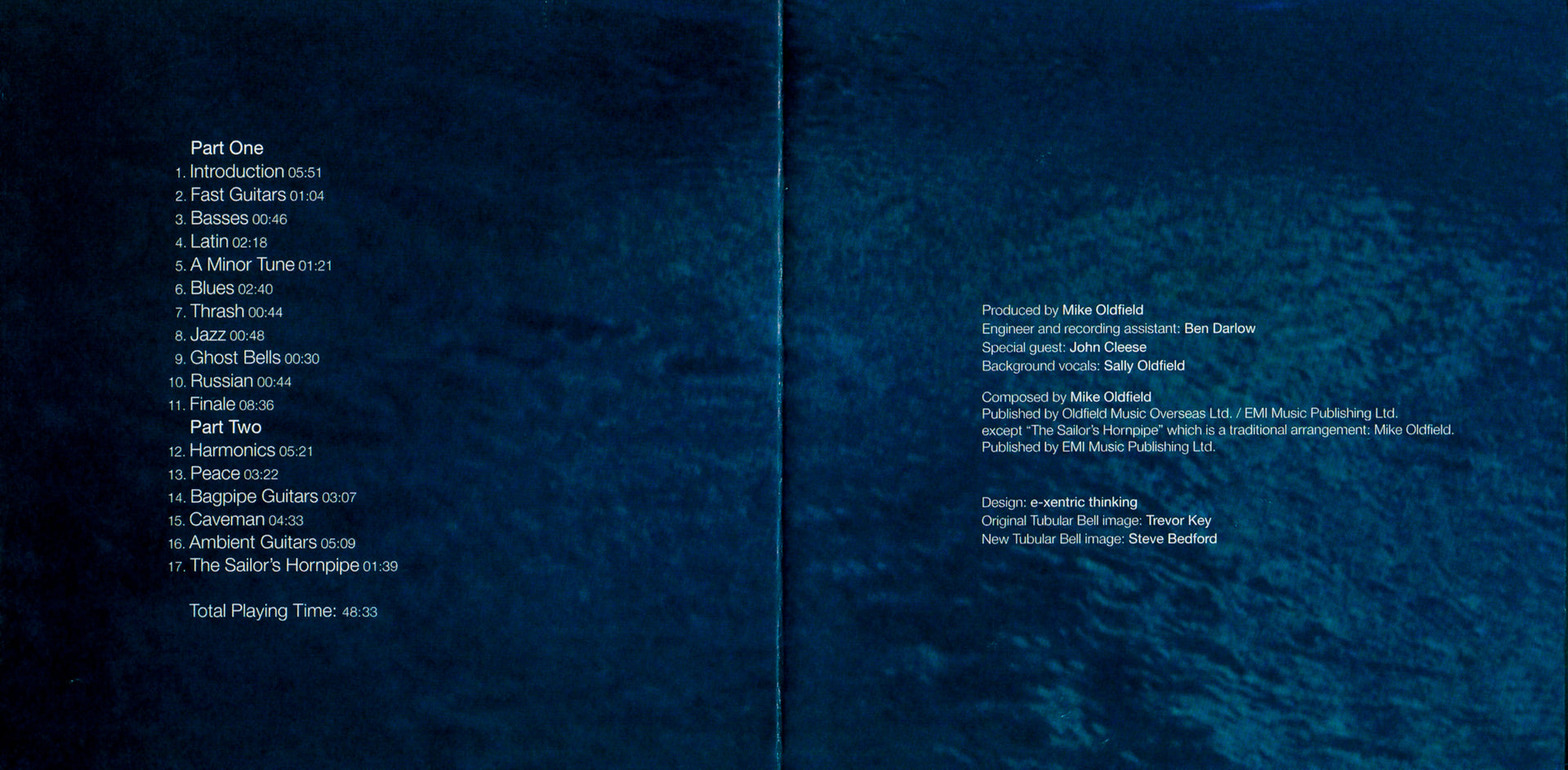 Gatefold 4: Mike Oldfield – Tubular Bells 2003 CD | Relix