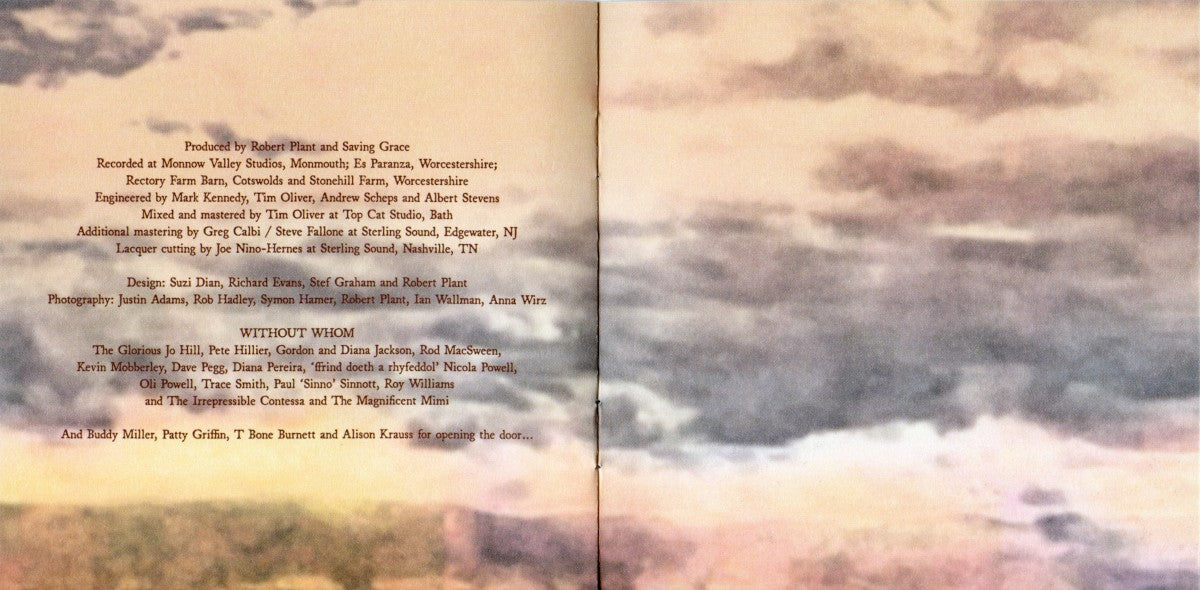 Gatefold 4: Robert Plant – Saving Grace CD | Relix