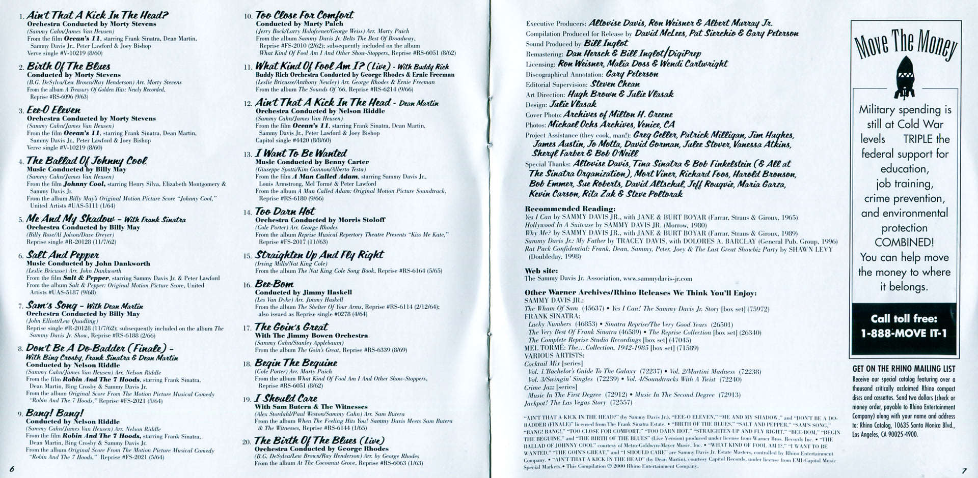 Gatefold 4: Sammy Davis Jr – Sammy and Friends CD | Relix