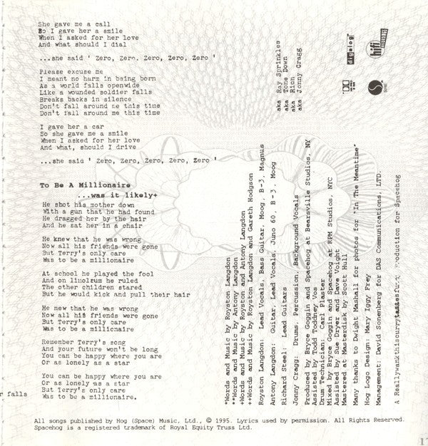 Gatefold 4: Spacehog – Resident Alien CD | Relix