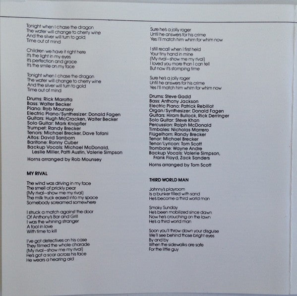 Gatefold 4: Steely Dan – Gaucho Vinyl LP | Relix