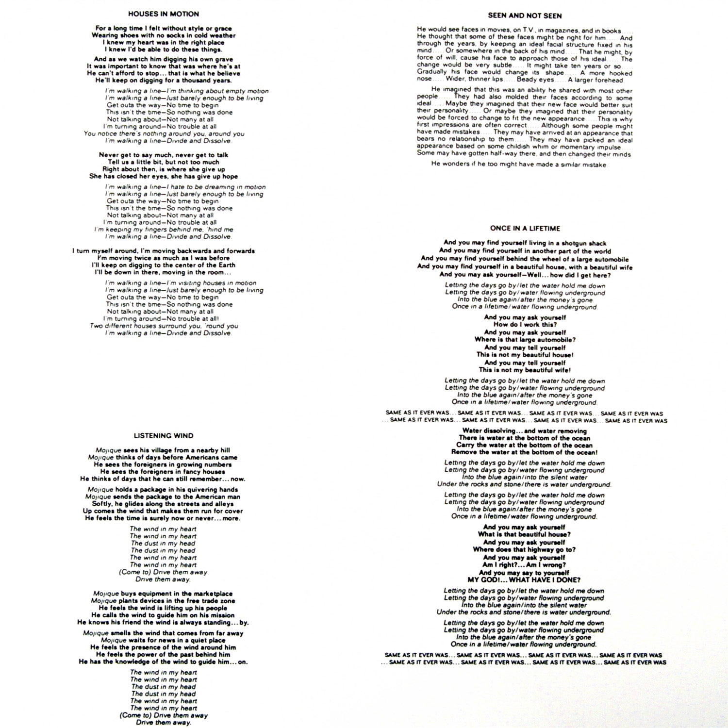Gatefold 4: Talking Heads – Remain in Light Vinyl LP | Relix