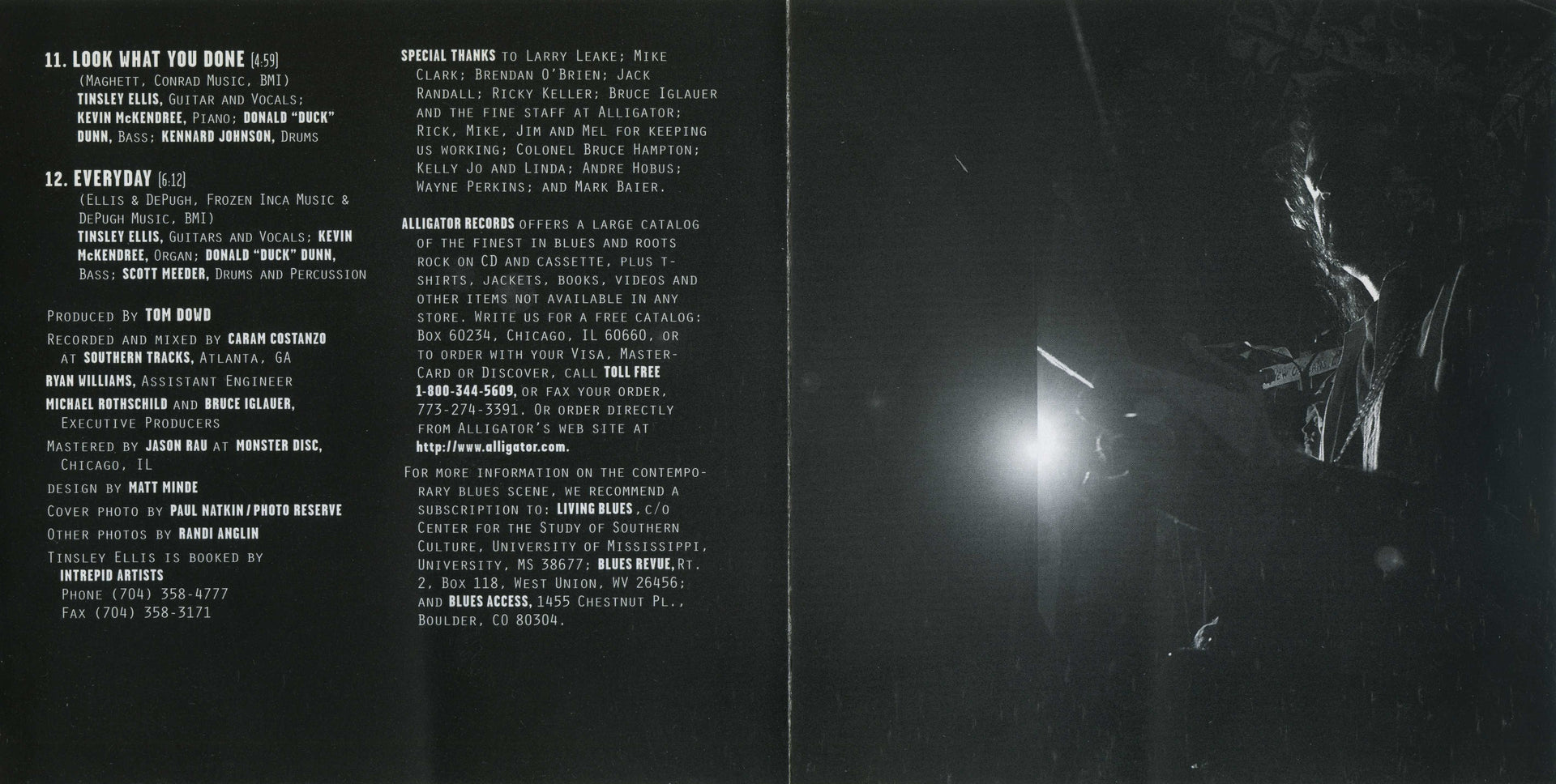 Gatefold 4: Tinsley Ellis – Fire It Up CD | Relix