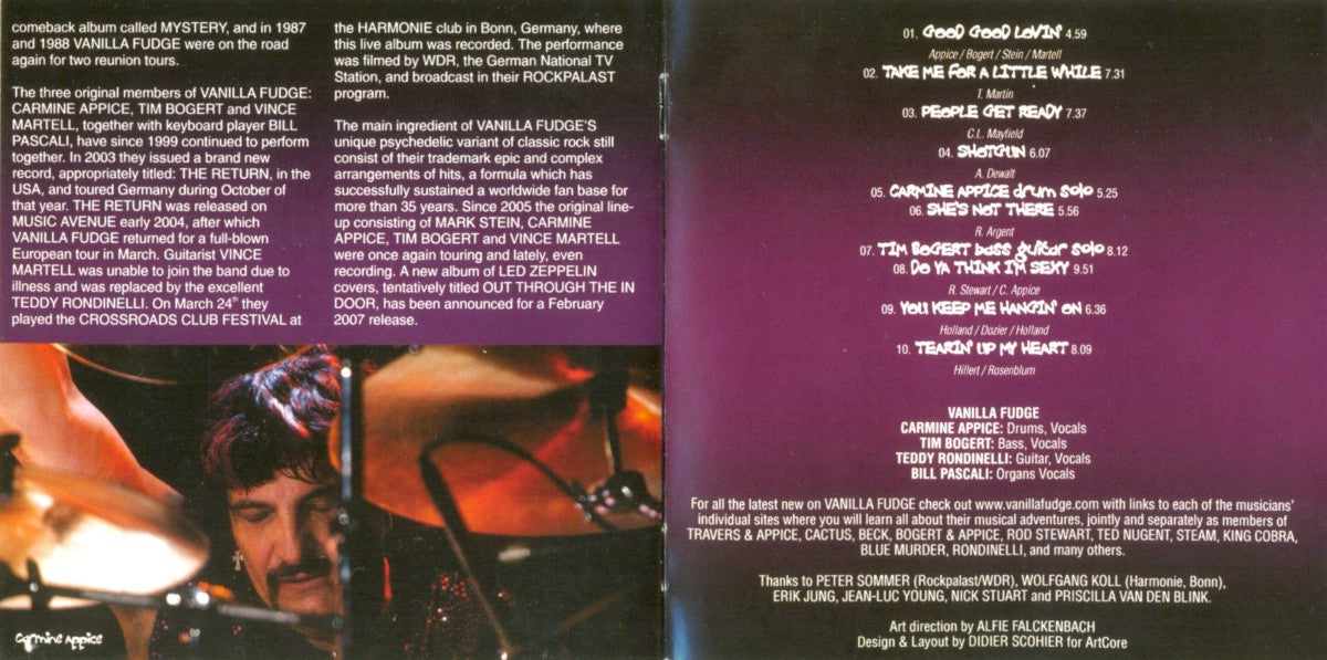 Gatefold 4: Vanilla Fudge – Live CD | Relix