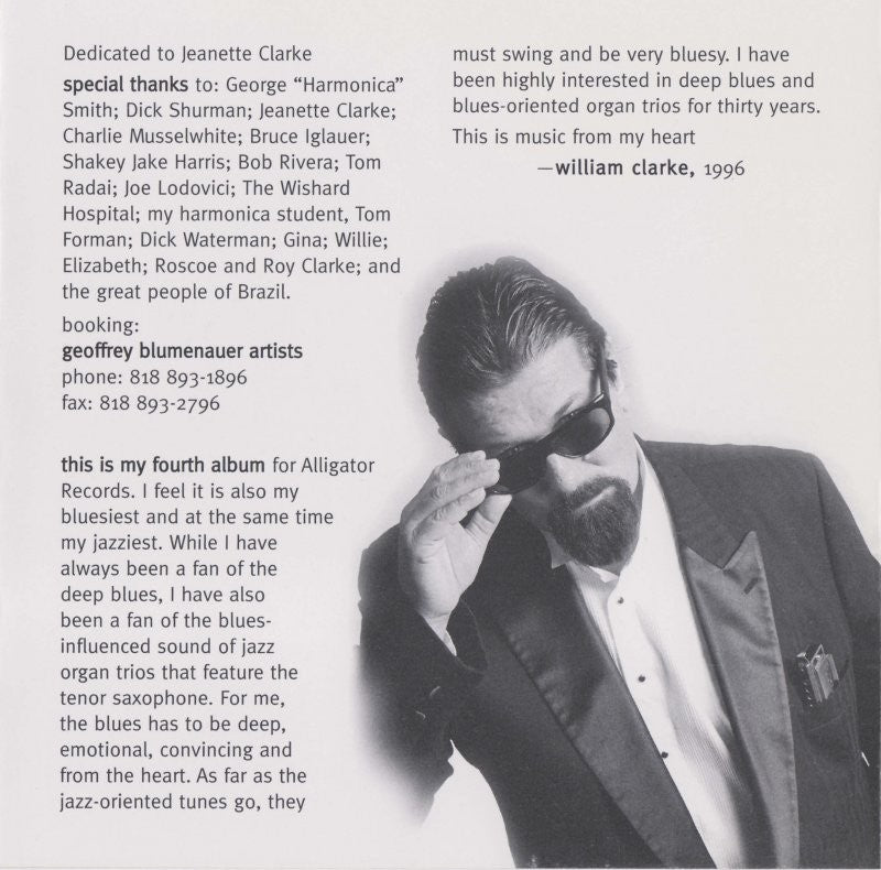 Gatefold 4: William Clarke – Hard Way CD | Relix