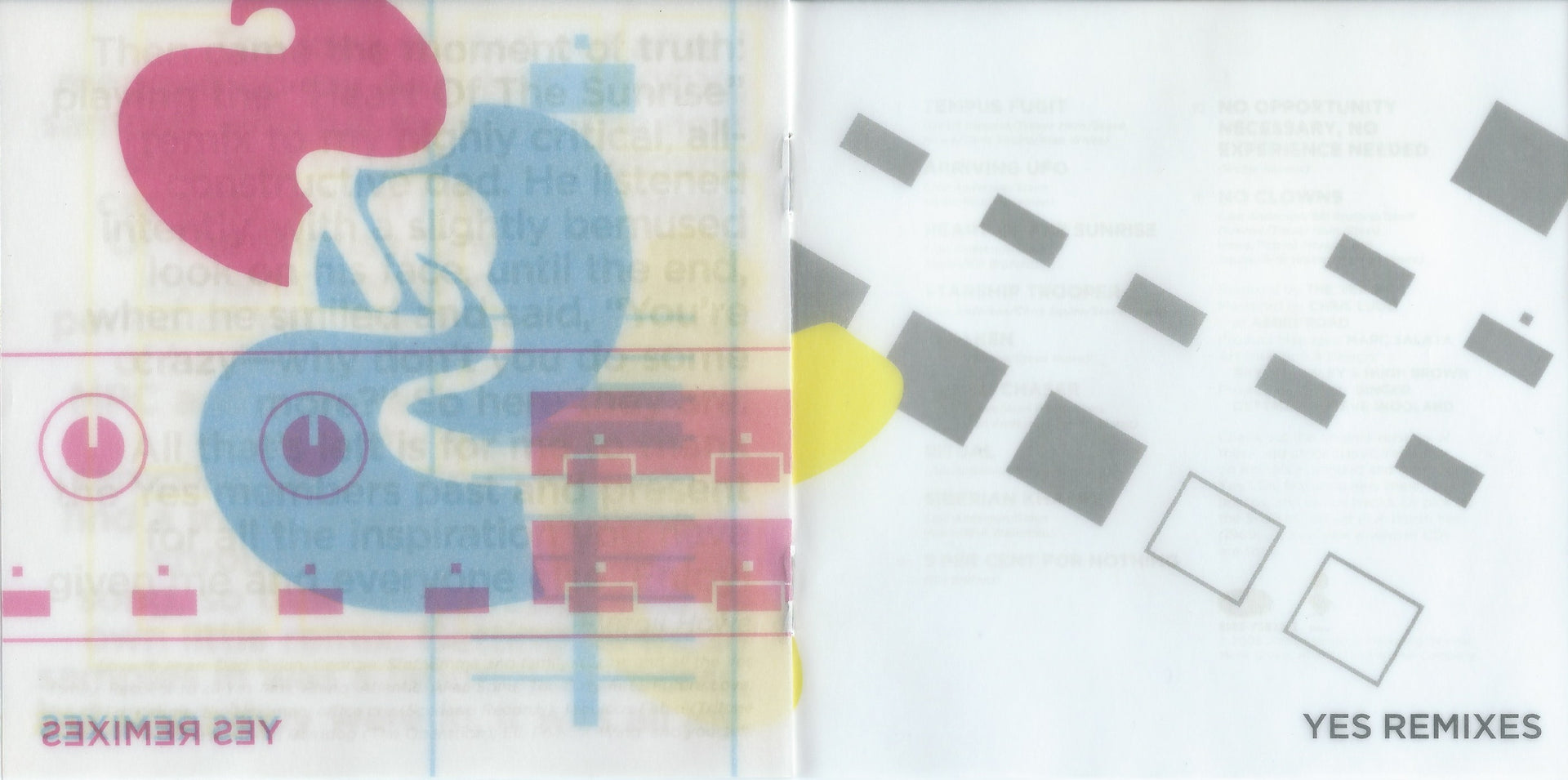 Gatefold 4: Yes – Yes Remixes CD | Relix