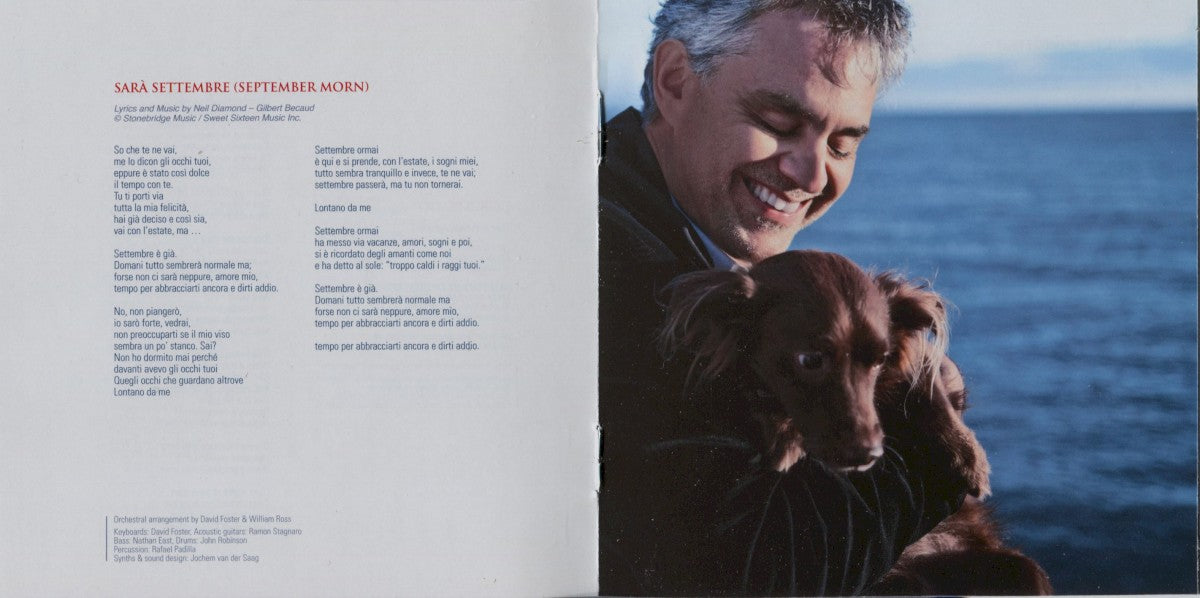 Gatefold 5: Andrea Bocelli – Passione (Deluxe Edition CD) CD | Relix
