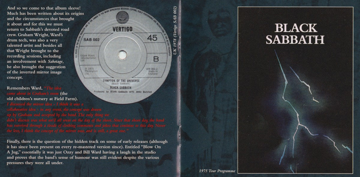 Gatefold 5: Black Sabbath – Sabotage (Remastered CD) CD | Relix