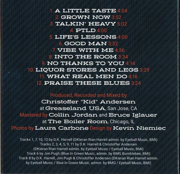 Gatefold 5: D Harrell .K. – Talkin' Heavy (Wal CD) CD | Relix