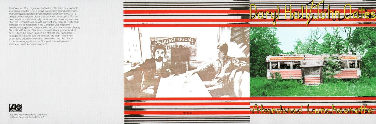 Gatefold 5: Daryl Hall & John Oates – Abandoned Luncheonette CD | Relix