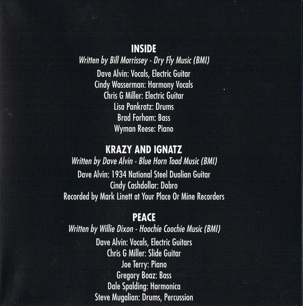 Gatefold 5: Dave Alvin – From An Old Guitar:  Rare and Unreleased Recordings CD | Relix