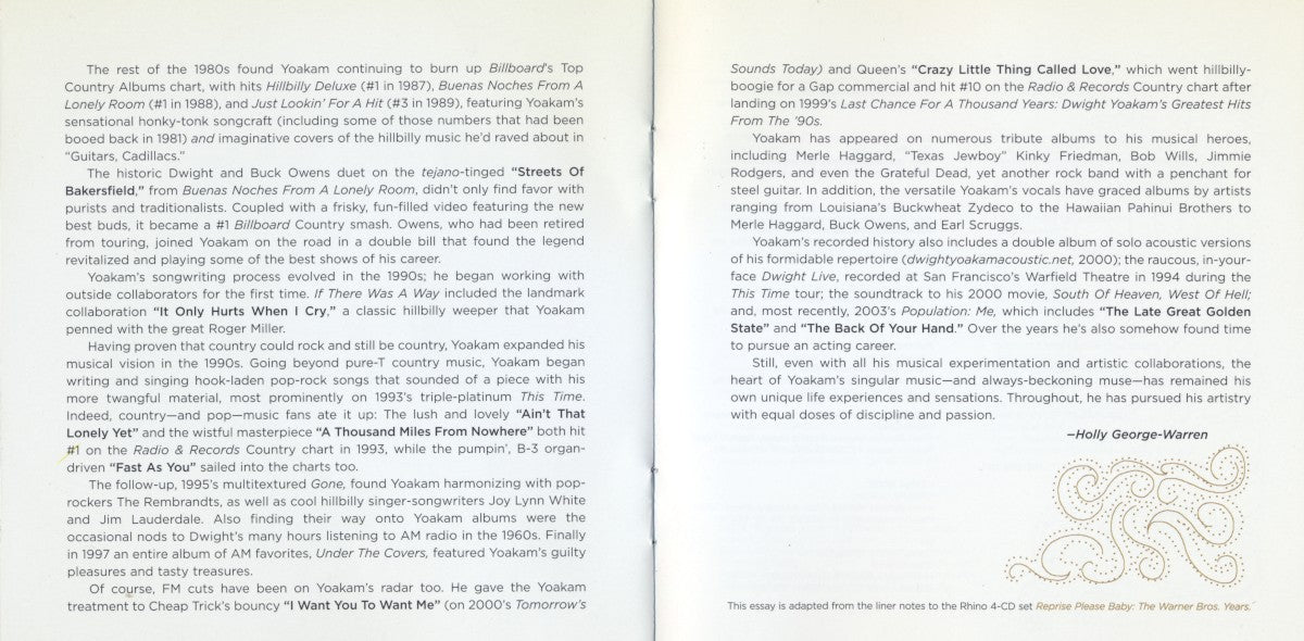 Gatefold 5: Dwight Yoakam – The Very Best Of Dwight Yoakam CD | Relix