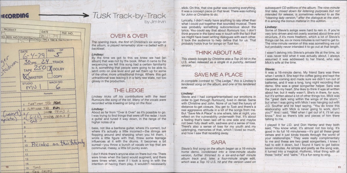 Gatefold 5: Fleetwood Mac – Tusk: Remastered (Expanded 3-CD) CD | Relix