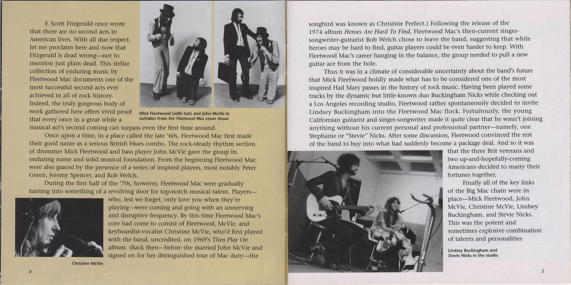 Gatefold 5: Fleetwood Mac – Very Best of Fleetwood Mac (2-CD) CD | Relix