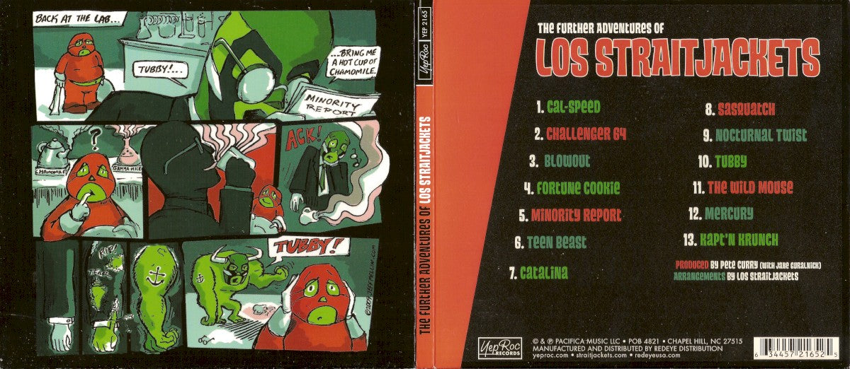 Gatefold 5: Los Straitjackets – The Further Adventures Of Los Straightjackets CD | Relix