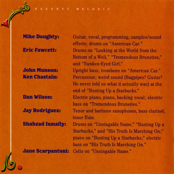 Gatefold 5: Mike Doughty – Haughty Melodic CD | Relix