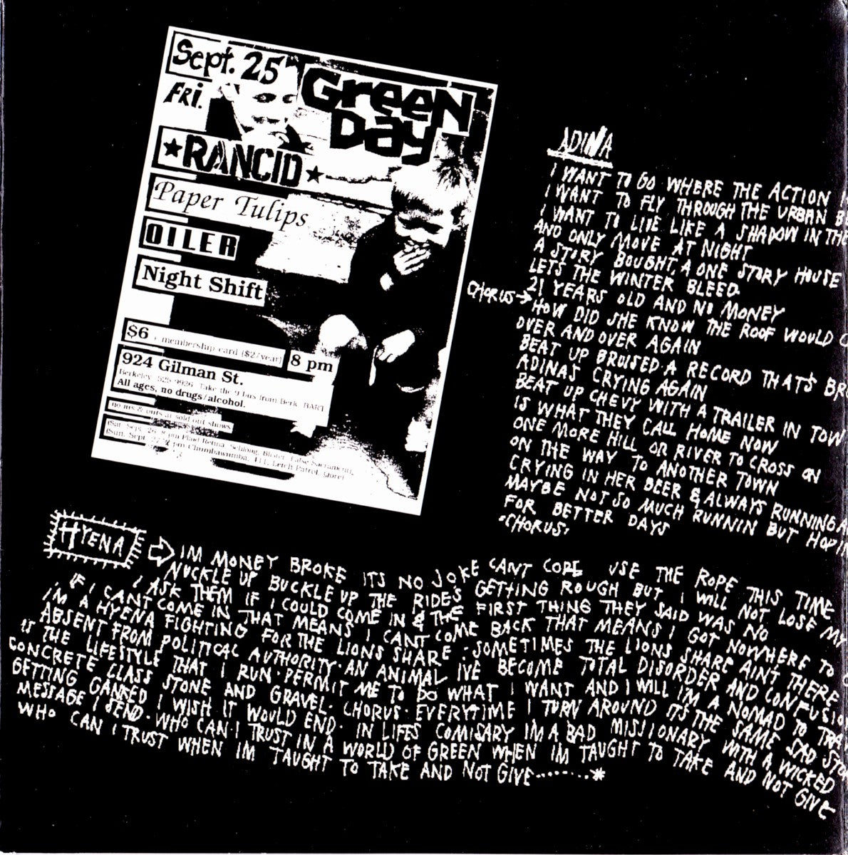 Gatefold 5: Rancid – Rancid (1993 CD) CD | Relix