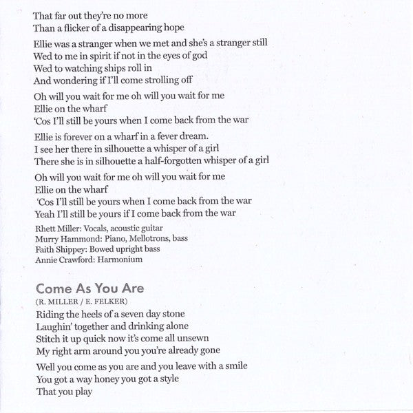 Gatefold 5: Rhett Miller – A lifetime of riding by night CD | Relix