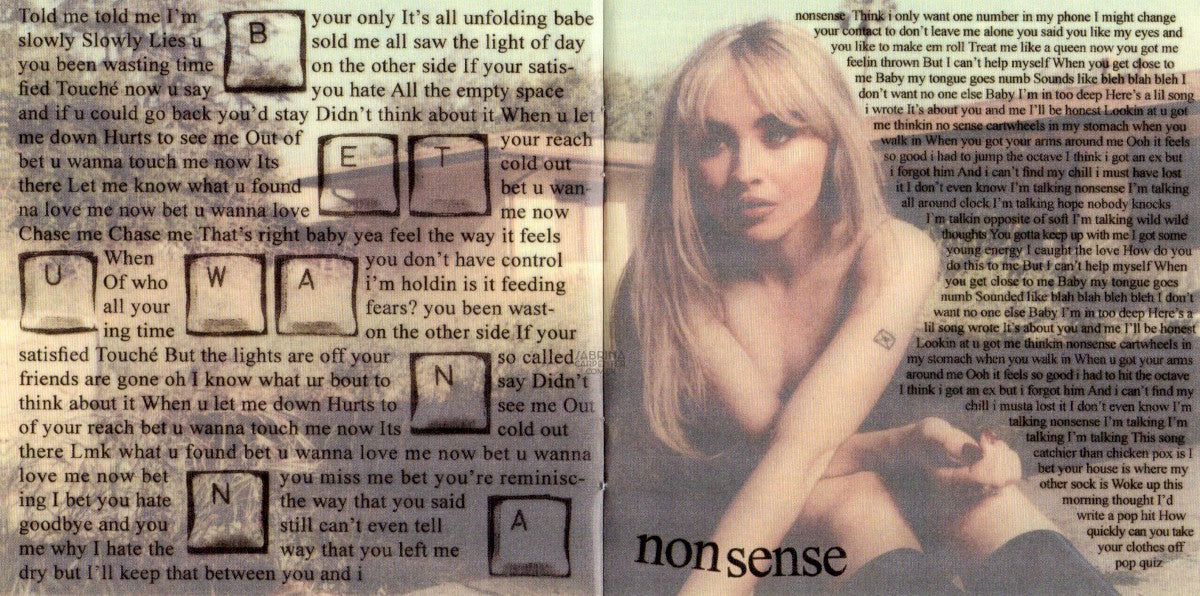 Gatefold 5: Sabrina Carpenter – emails I can't send (CD) CD | Relix