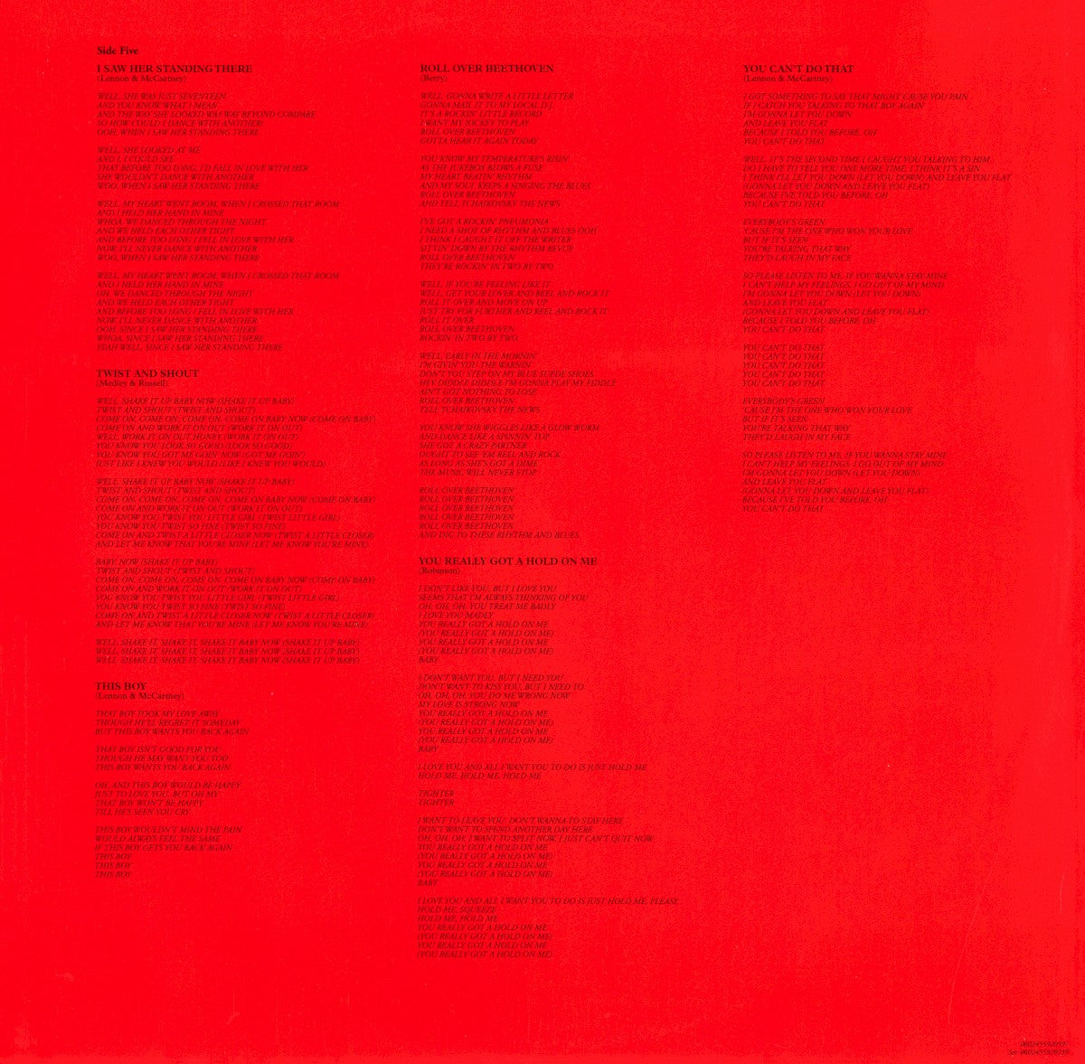 Gatefold 5: The Beatles – 1962-1966 (The Red Album): 2023 Edition (Half-Speed 3-LP Vinyl) Vinyl LP | Relix