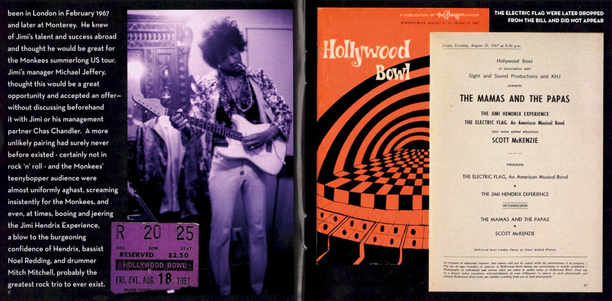 Gatefold 5: The Jimi Hendrix Experience – Jimi Hendrix Experience: Live At The Hollywood Bowl: August 18, 1967 CD | Relix