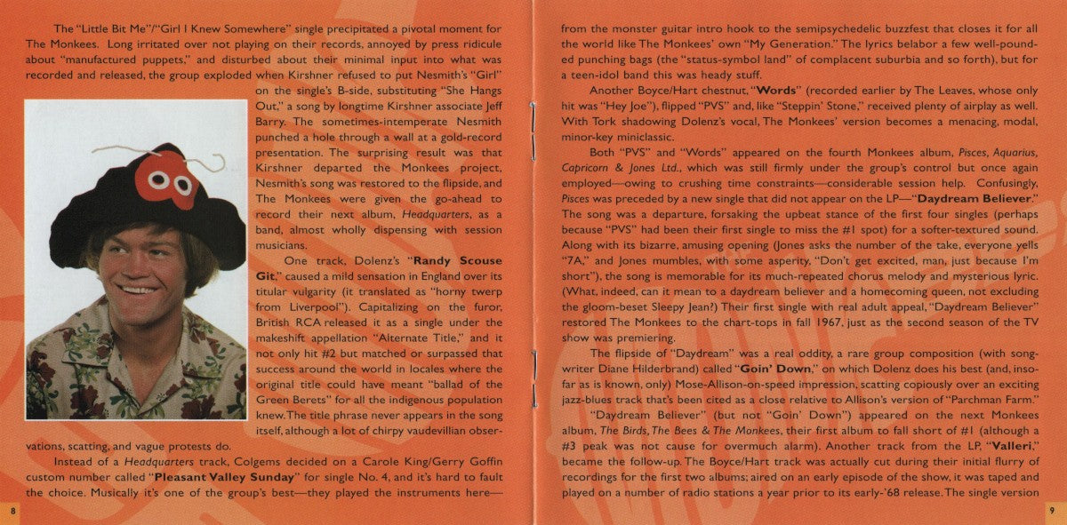 Gatefold 5: The Monkees – Greatest Hits CD | Relix
