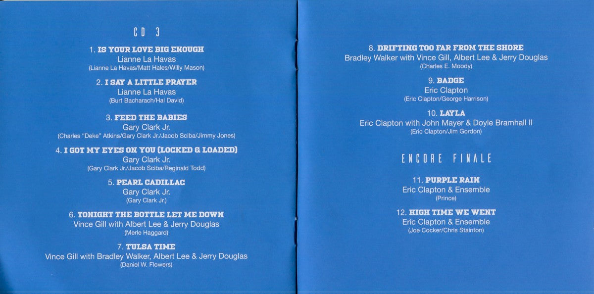 Gatefold 6: Eric Clapton – Eric Clapton's Crossroads Guitar Festival 2019 CD | Relix