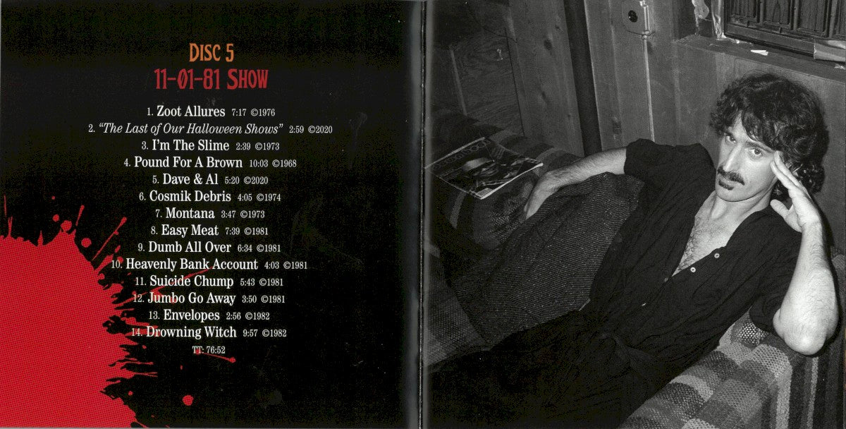 Gatefold 6: Frank Zappa – Halloween 81: Live At The Palladium, NYC (Box Set 6-CD) CD | Relix