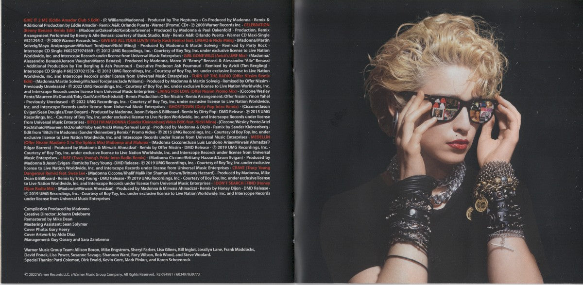 Gatefold 6: Madonna – Finally Enough Love: 50 Number Ones (3-CD) CD | Relix