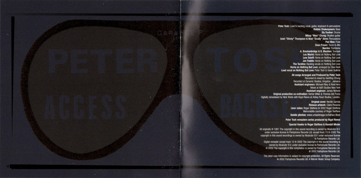 Gatefold 6: Peter Tosh – Wanted Dread And Alive Vinyl LP | Relix