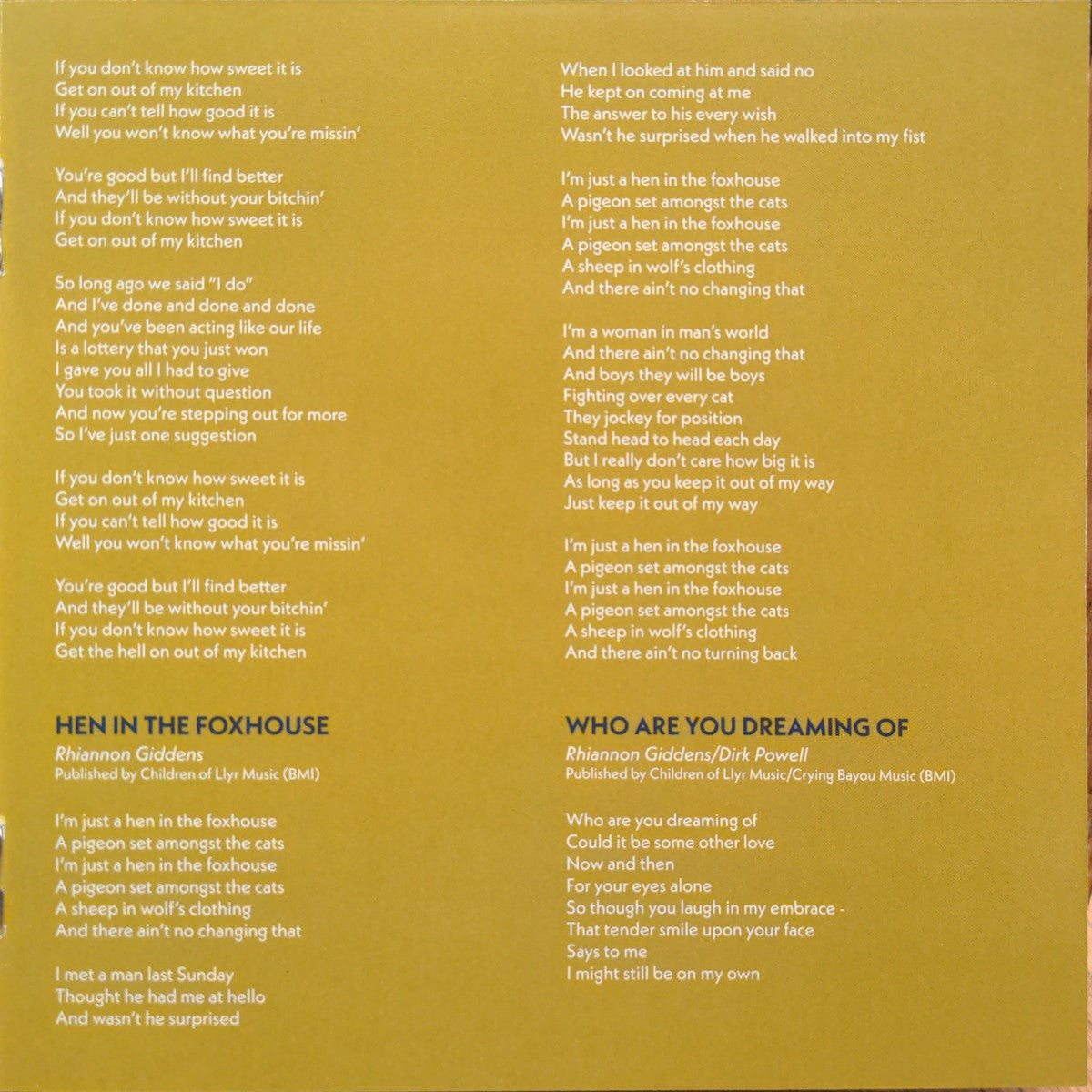 Gatefold 6: Rhiannon Giddens – You’re The One CD | Relix