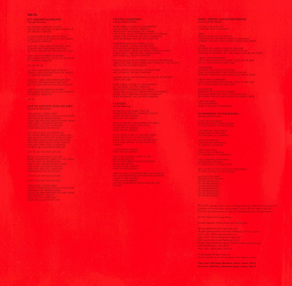 Gatefold 6: The Beatles – 1962-1966 (The Red Album): 2023 Edition (Half-Speed 3-LP Vinyl) Vinyl LP | Relix