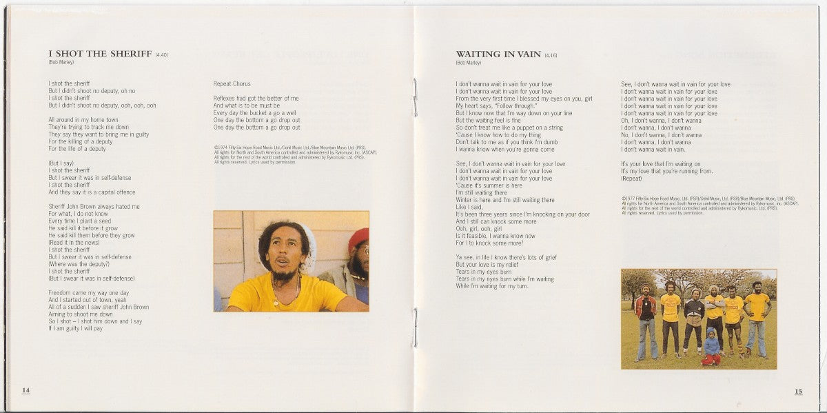 Gatefold 7: Bob Marley & The Wailers – Legend (New Packaging CD) CD | Relix