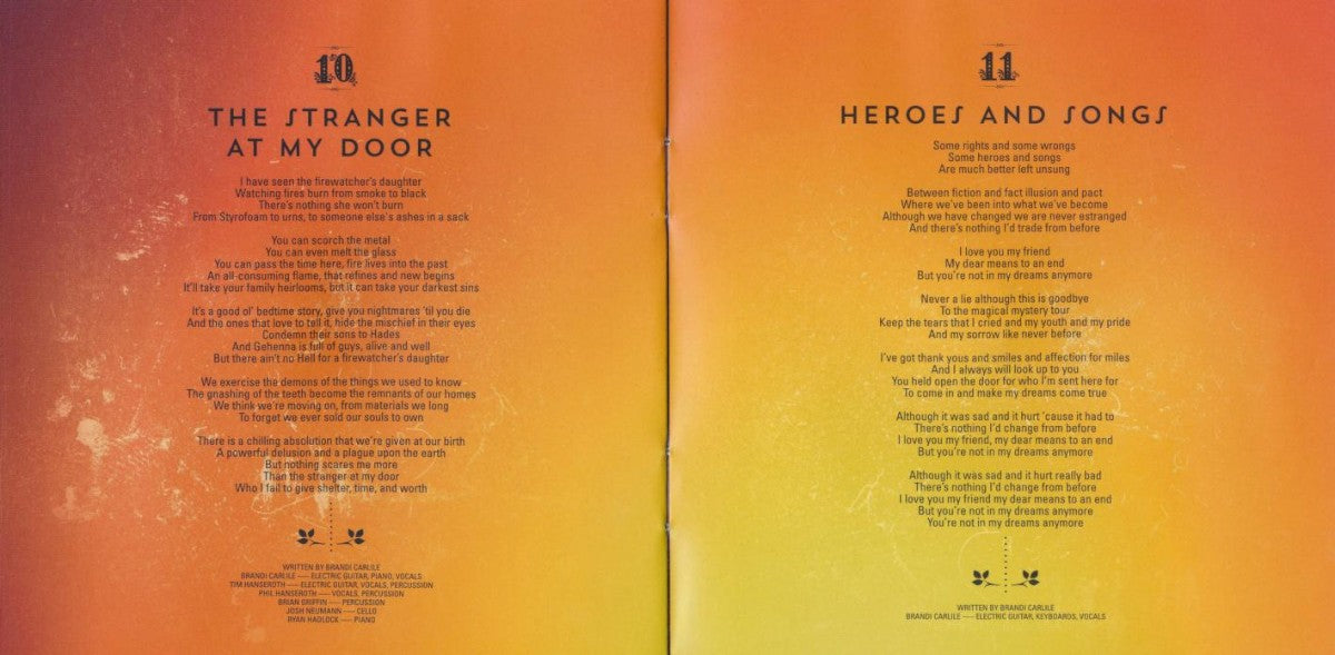 Gatefold 7: Brandi Carlile – Firewatcher's Daughter CD | Relix